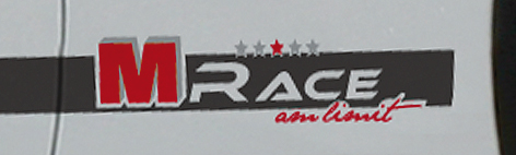 Logo decor M Race Volkswagen Scirocco Race